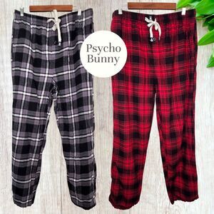Psycho Bunny Bundle Large Mens Pajamas Plaid Pants Loungewear